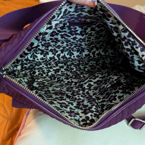 Vera Bradley Microfiber Carson Shoulder Bag - Picture 5 of 6